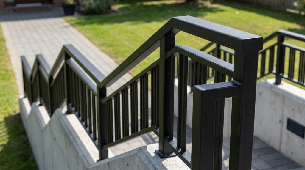 bespoke metal gates and railings Wimbledon London, electric driveway gates, custom steel railings installation, security gates SW London, outdoor garden railings Wimbledon