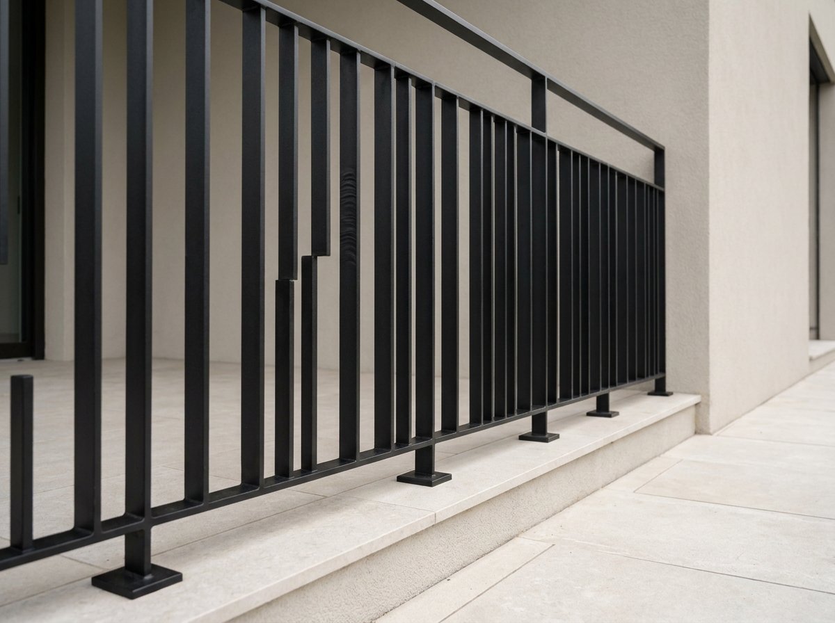 Metal Balustrade on Exterior Terrace