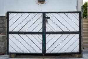 Bespoke steel driveway gates installed on a London residential property by NOVA Steels