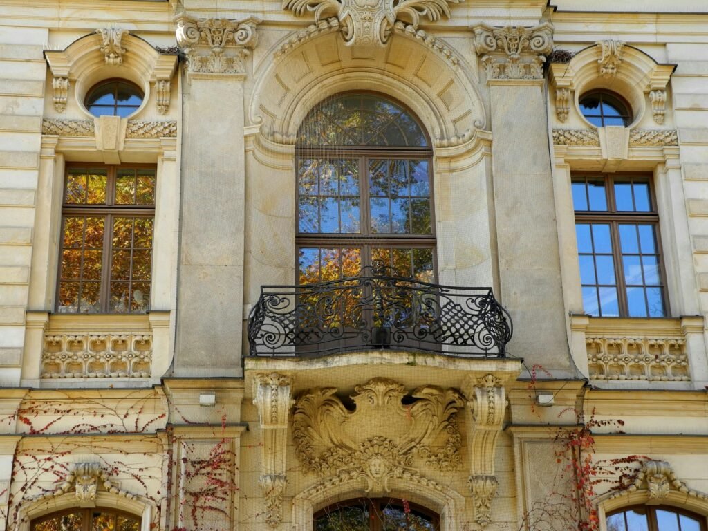Bespoke steel Juliet balcony installed on a London period property by NOVA Steels