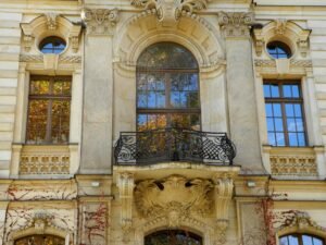 Bespoke steel Juliet balcony installed on a London period property by NOVA Steels